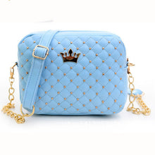 Women Bag Fashion Women Messenger Bags Rivet Chain Shoulder Bag PU Leather Crossbody J4U66
