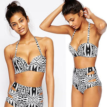 Women Bandage Bra Set Swimsuit Bathing Push-up Padded Bra Bikini Swimwear S-XL LE4 J4U66