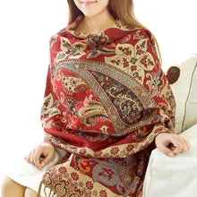 Women Bauhinia Flower Shawl Womens Ponchos Shawls And Scarves Women Ponchos And Capes Blanket Scarf Foulard J4U66