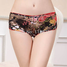Women Bikini Bottom Brief Pants Boyshorts Briefs Floral Lace Underwear J4U66