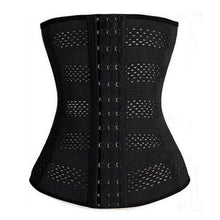 Women Body Shaper Latex Rubber Waist Trainer Cincher Underbust Corset Shapewear J4U66