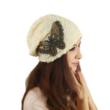 Women Braided Baggy Bowknot Beanie Knit Beret Slouchy Ski Cap Skull  J4U66