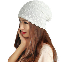 Women Braided Baggy Bowknot Beanie Knit Beret Slouchy Ski Cap Skull  J4U66