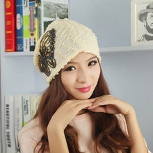 Women Braided Baggy Bowknot Beanie Knit Beret Slouchy Ski Cap Skull  J4U66