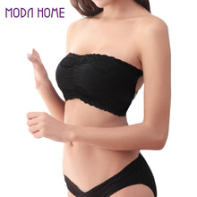 women brassiere sexy lace bra sexy prevent wrapped chest padded underwear for strapless stretch boob tube top J4U66