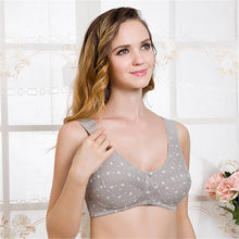 Button Front Closure Feeding Nursing Bra Breastfeeding Maternity Bras 3 Colors J4U66