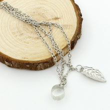 Women Clip Earrings Girl Stylish Punk Rock Leaf Chain Tassel Dangle Ear Cuff Wrap Earring J4U66