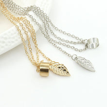 Women Clip Earrings Girl Stylish Punk Rock Leaf Chain Tassel Dangle Ear Cuff Wrap Earring J4U66