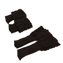 Women Crochet Boot Cuffs Shell Knitted Toppers Boot Socks Leg Warmer 7 Colors J4U66