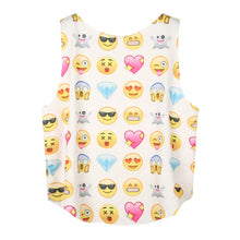 Women Crop Tops 3D Print Tops Sleeveless Vest Girls Tank Cropped Casual Thin Loose Blouse Camis J4U66