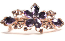 Women Crystal Flower Rhinestone Hair Pins Hairpins Clip Barrette Twinkling Hairpin Tiara Hair Accessories J4U66
