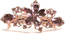 Women Crystal Flower Rhinestone Hair Pins Hairpins Clip Barrette Twinkling Hairpin Tiara Hair Accessories J4U66