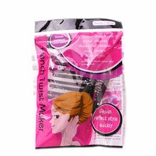 Women DIY Formal Hair Styling Updo Bun Comb And Clip Tool Set For Hair French Twist Maker Holder J4U66