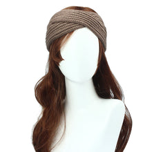 Women Ear Warmer Headwrap Double Color Headband Knit Flower Hairband Fast Shipping J4U66