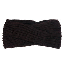 Women Ear Warmer Headwrap Double Color Headband Knit Flower Hairband Fast Shipping J4U66