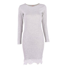 women elegant bodycon dress fits tight lace stitching slim bottoming dresses vestidos J4U66