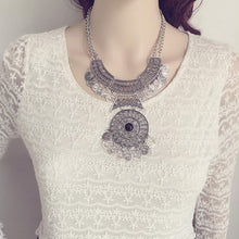 Women 51CM Double Chain Coin Statement Necklace Jewelry S Women Bohemian Festival Necklace J4U66