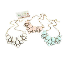 Women Designer Chain Choker Vintage Big Resin Necklace Bib Statement Necklaces & Pendants Women Collar Necklace J4U66