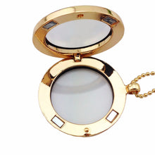 Women Float Locket Necklace Glass Float Charms Memory Locket Pendant Chain Necklace J4U66