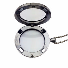 Women Float Locket Necklace Glass Float Charms Memory Locket Pendant Chain Necklace J4U66