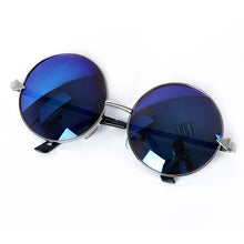 Oversized Round Mens Unisex Sunglasses UV400 Goggles Retro Metal Shades 8 Colors Sun Glasses J4U66