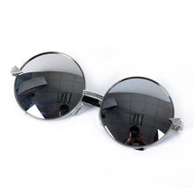 Oversized Round Mens Unisex Sunglasses UV400 Goggles Retro Metal Shades 8 Colors Sun Glasses J4U66