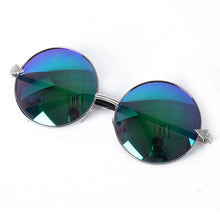 women oversized round mens unisex sunglasses uv400 goggles retro metal shades sun glasses J4U66