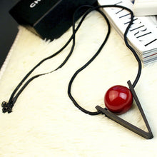 Women Red Shell Bead Sweater Necklace Choker Chain Women Jewelry Accessories S  J4U66