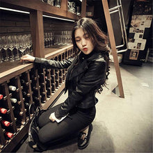 Slim Biker Motorcycle PU Soft Leather Zipper Jacket Coat Outerwear PY1 P18 J4U66