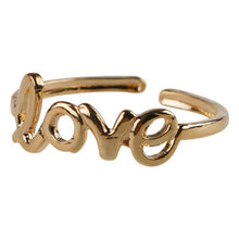 Women Toe Ring Delicate Celebrity Simple Love Letters Open Adjustable Foot Beach Jewelry J4U66