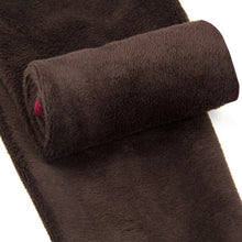 Women Faux Leather Fleece Legging Women Leggings Velvet Thicken Fur Warm Fitness Pant J4U66