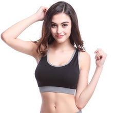 Women Fitness Stretch Workout Tank Tops Bras Racerback Padded S Bra  J4U66