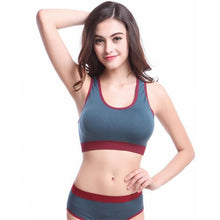 Women Fitness Stretch Workout Tank Tops Bras Racerback Padded S Bra  J4U66