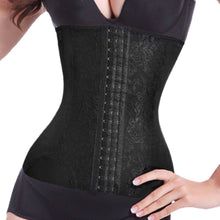 Women Floral Bodysuits Shapewear Underwear Plus size Body Shaper Waist Corsets Buckle In The Crotch High-elastic J4U66