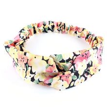 Floral Turban Twist Headband Head Wrap Twisted Knotted Knot Hair Band Candy Hairband J4U66
