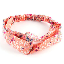 Floral Turban Twist Headband Head Wrap Twisted Knotted Knot Hair Band Candy Hairband J4U66