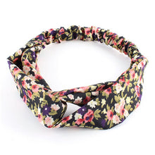 Floral Turban Twist Headband Head Wrap Twisted Knotted Knot Hair Band Candy Hairband J4U66