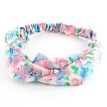 Floral Turban Twist Headband Head Wrap Twisted Knotted Knot Hair Band Candy Hairband J4U66