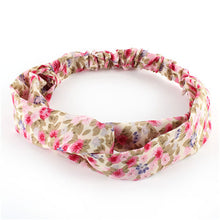 Floral Turban Twist Headband Head Wrap Twisted Knotted Knot Hair Band Candy Hairband J4U66