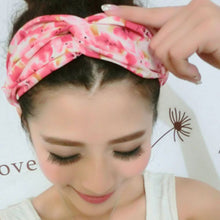 women floral turban twist headband head wrap twisted knotted knot hair band candy hairband J4U66