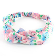 women floral turban twist headband head wrap twisted knotted knot hair band candy hairband J4U66