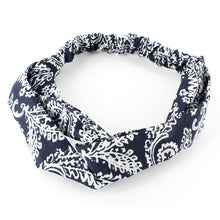 Floral Turban Twist Headband Head Wrap Twisted Knotted Knot Hair Band Candy Hairband J4U66