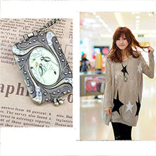 Women Flower Enamel Crystal Bird Diamante Copper Charm Chain Rhinestone Locket Gift Long Necklaces Pendants Vintage Necklace J4U66