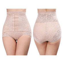Women Flowers Print Postpartum Recovery Belly Waist Belt Shapewear Briefs Hip Abdomen Slim J4U66