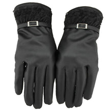 Women Full Finger PU Touch Screen Gloves Smartphone Tablet Mittens 4 Patterns PY6 J4U66