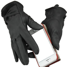 Women Full Finger PU Touch Screen Gloves Smartphone Tablet Mittens 4 Patterns PY6 J4U66