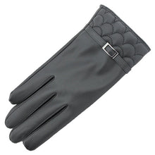 Women Full Finger PU Touch Screen Gloves Smartphone Tablet Mittens 4 Patterns PY6 J4U66