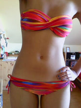 women girl bikini sets small and pure and fresh beachwear beach sweet bathing strapless2 J4U66