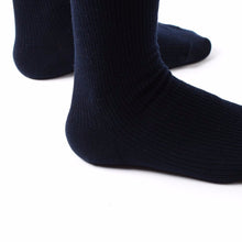 Women Girl College Stretch Knee Embroidery Crew Cotton Socks P1 J4U66