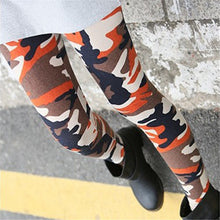 Women Girl Slim Camo Army Camouflage Skinny Pencil Pants Leggings J4U66